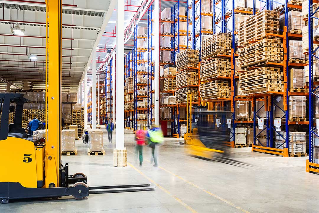 Warehouse operations representing the future of intelligent and automated end to end procurement.